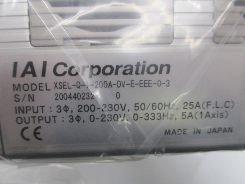 IAI XSEL-Q-1-200A-DV-E-EEE-0-3 NSNP