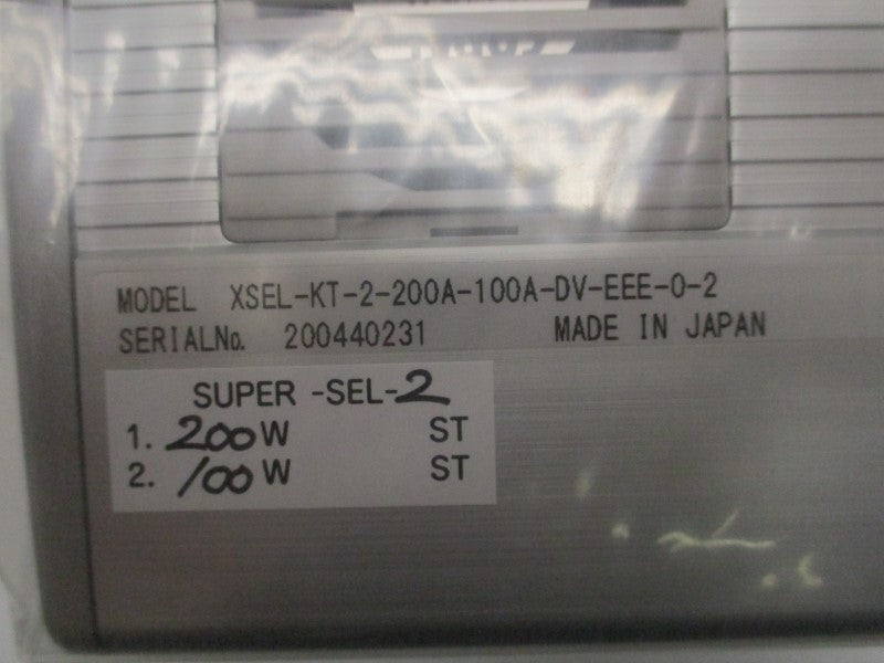 IAI XSEL-KT-2-200A-100A-DV-EEE-0-2 NSNP