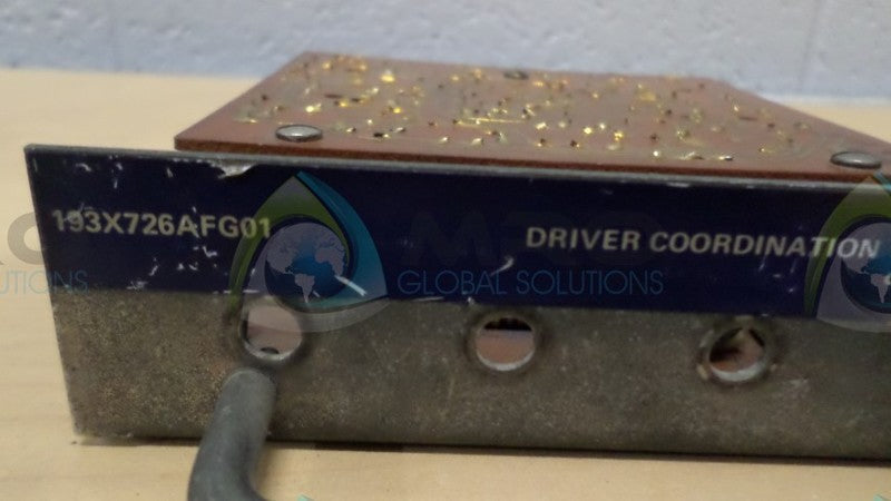 GENERAL ELECTRIC 193X726AFG01 DRIVER COORDINATOR  UNMP