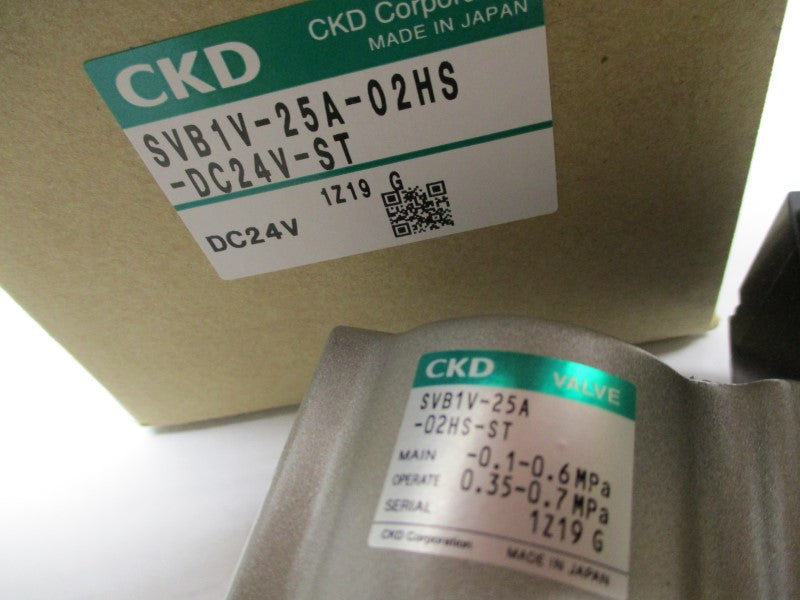CKD SVB1V-25A-02HS-DC24V-ST 24VDC NSMP
