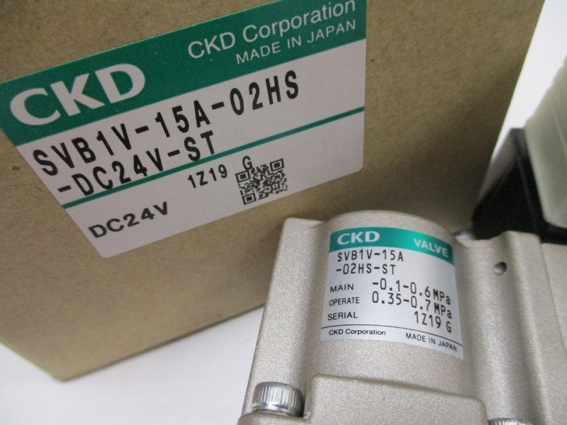 CKD SVB1V-15A-02HS-DC24V-ST 24VDC NSMP