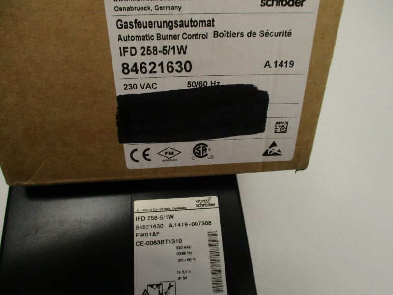 KROM SCHRODER IFD258-5/1W 84621630 NSMP