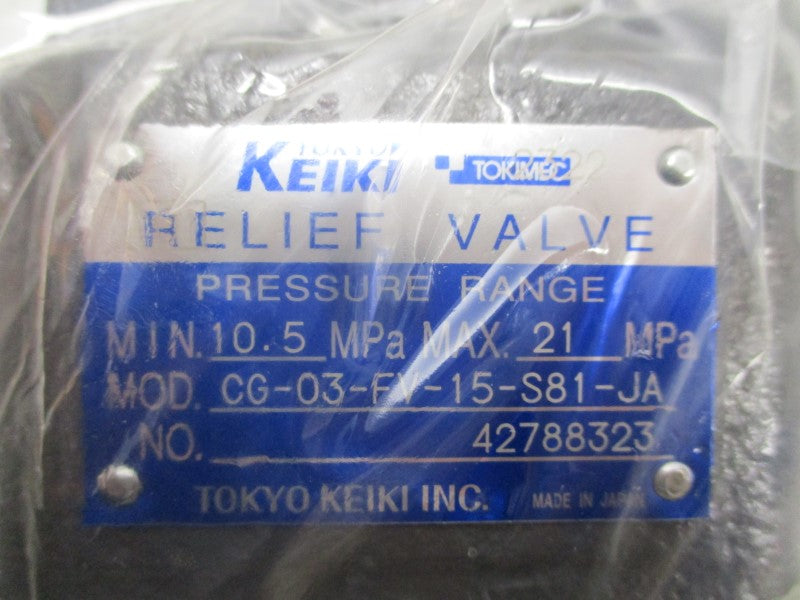 TOKYO KEIKI CG-03-FV-15-S81-JA NSMP