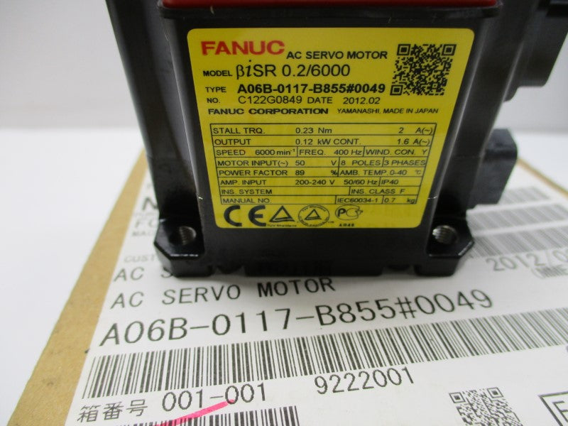 FANUC A06B-0117-B855#0049 NSMP