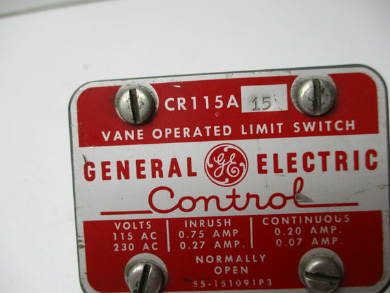GENERAL ELECTRIC CR115A15 UNMP
