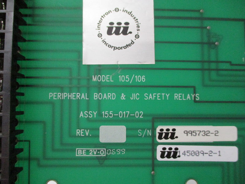 INTERLOCK 155-017-02 MODEL 105/106 UNMP