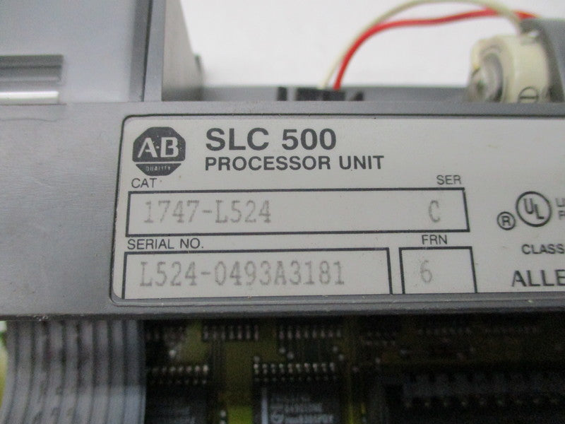 ALLEN BRADLEY SLC500 1746-L524 SER. C F/W 6 UNMP