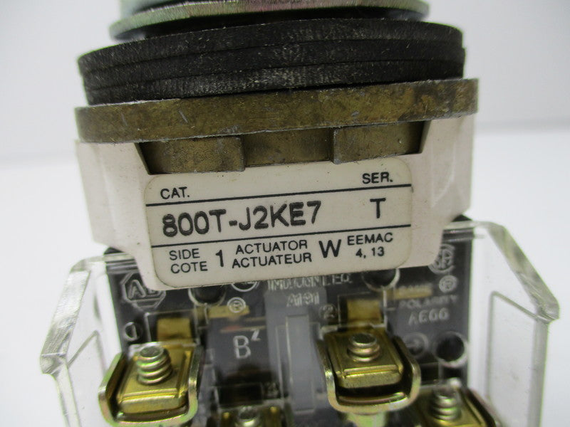 ALLEN BRADLEY 800T-J2KE7 SER. T UNMP
