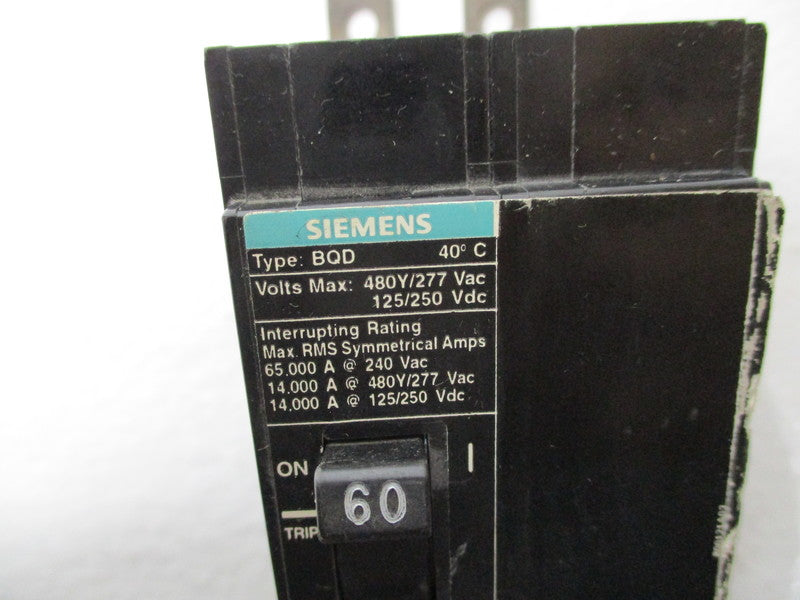 SIEMENS BQD260 CIRCUIT BREAKER 60AMP  NSNP