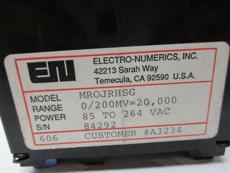 ELECTRO-NUMERICS MROJRHSG UNMP
