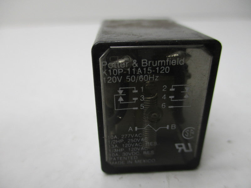 POTTER & BRUMFIELD K10P-11A15-120 120V UNMP