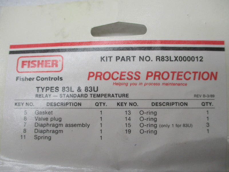 FISHER R83LX000012 NSMP