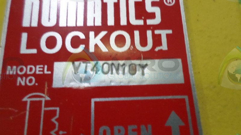 NUMATIC VT40N10Y LOCKOUT *USED*