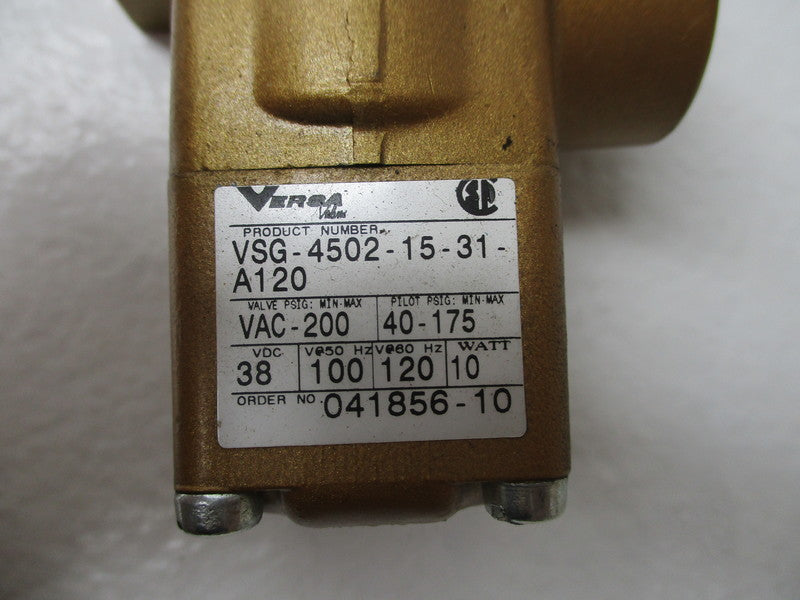 VERSA VALVES VSG-4502-15-31-A120 NSNP