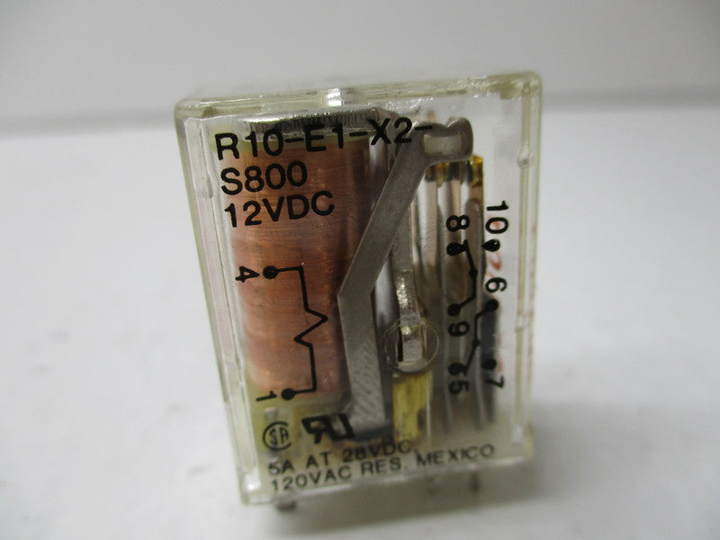 POTTER & BRUMFIELD R10-E1-X2-S800 12VDC UNMP