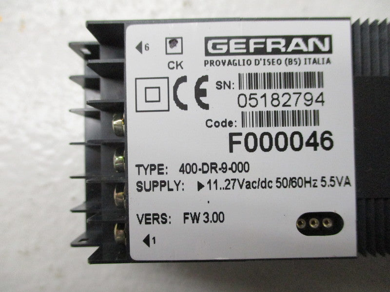 GEFRAN 400-DR-9-000 NSNP