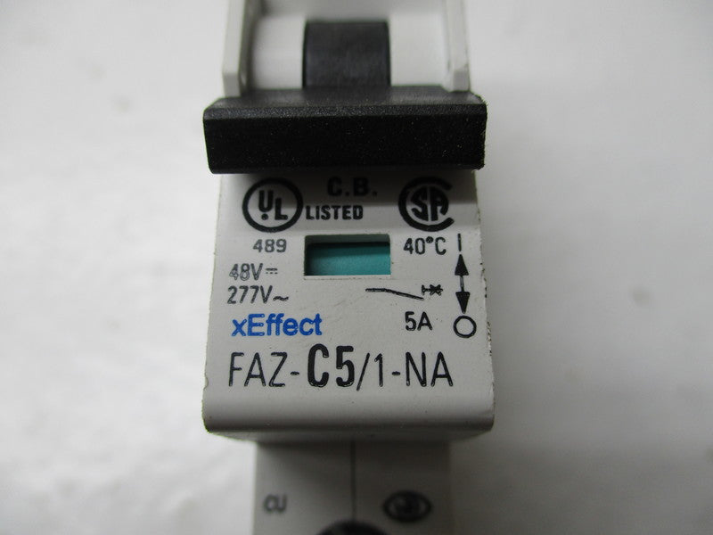 EATON FAZ-C5/1-NA 5A 277V UNMP