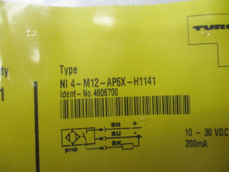 TURCK Ni4-M12-AP6X-H1141 * NEW IN FACTORY BAG *