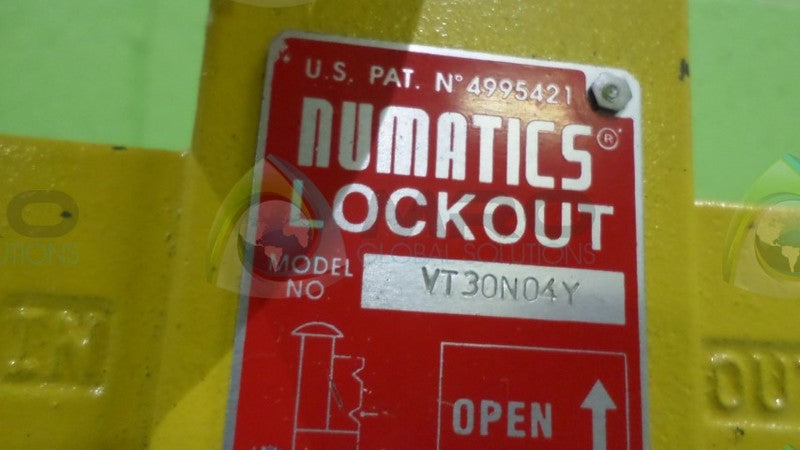 NUMATICS VT30N04Y LOCKOUT *USED*
