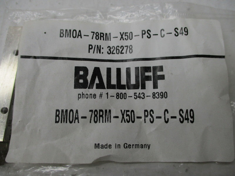 BALLUFF BMOA-78RM-X50-PS-C-S49 326278 NSMP