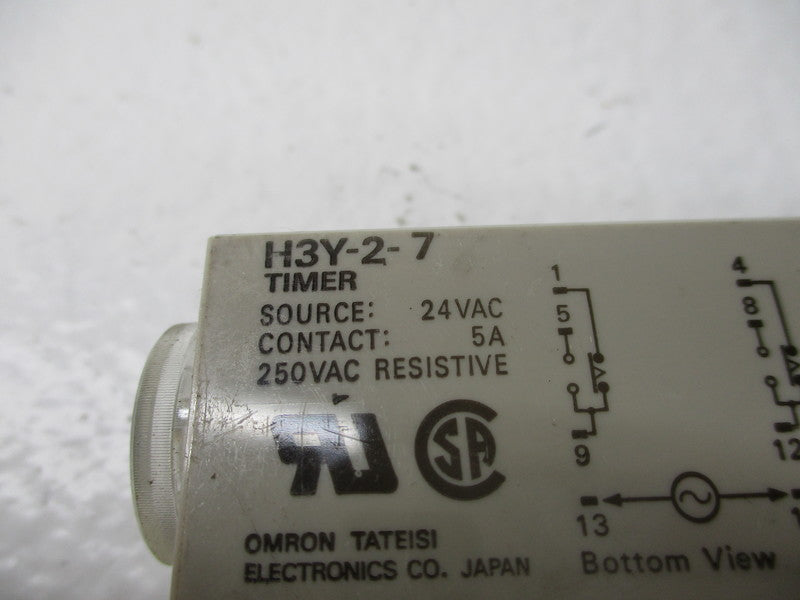 OMRON H3Y-2-7 TIMER  UNMP