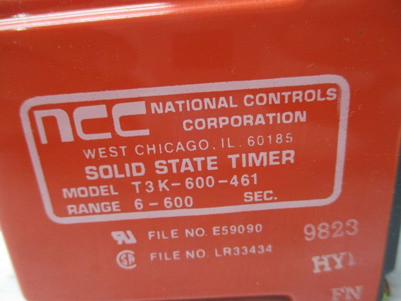 NCC T3K-600-461 0.1-10SEC UNMP