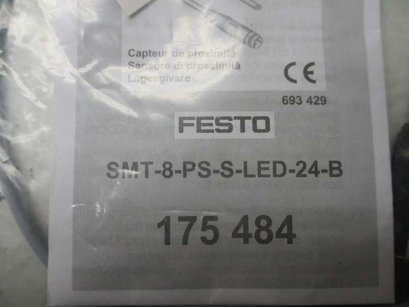 FESTO SMT-8-PS-S-LED-24-B 175484 * NEW IN FACTORY BAG *