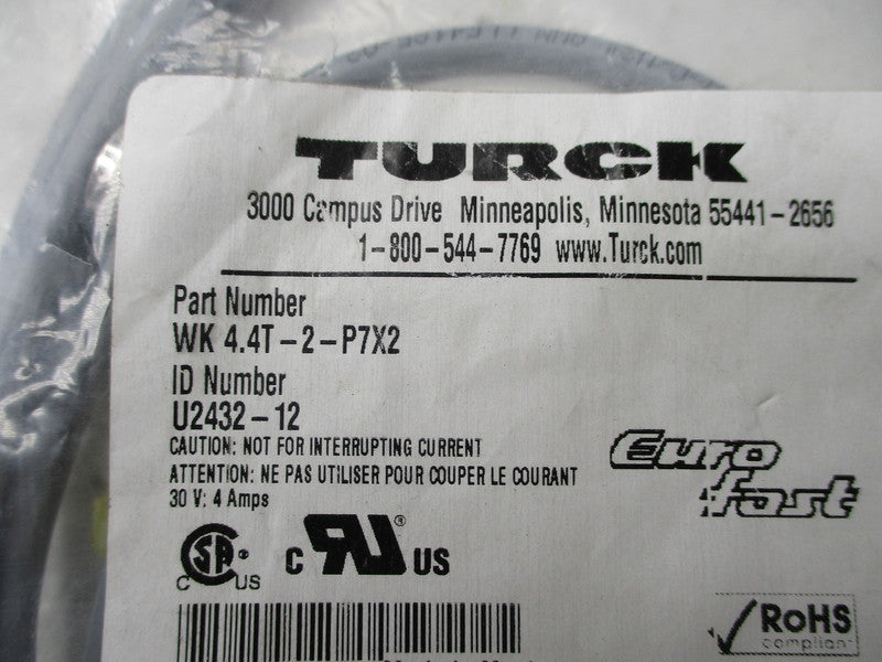 TURCK WK4.4T-2-P7X2 NSMP