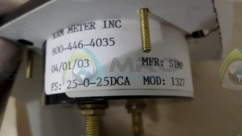 SIMPSON 25-0-25DCA RAM METER  NSMP