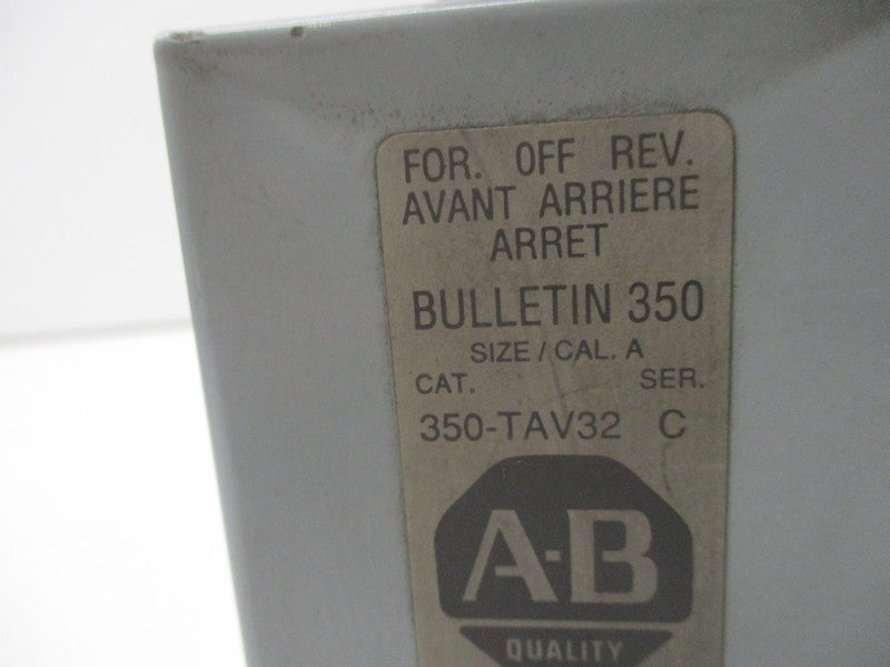 ALLEN BRADLEY 350-TAV32 SER. C NSNP