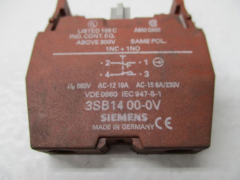 SIEMENS 3SB1400-0V UNMP