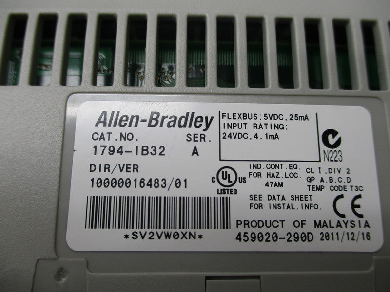 ALLEN BRADLEY 1794-IB32 SER. A UNMP