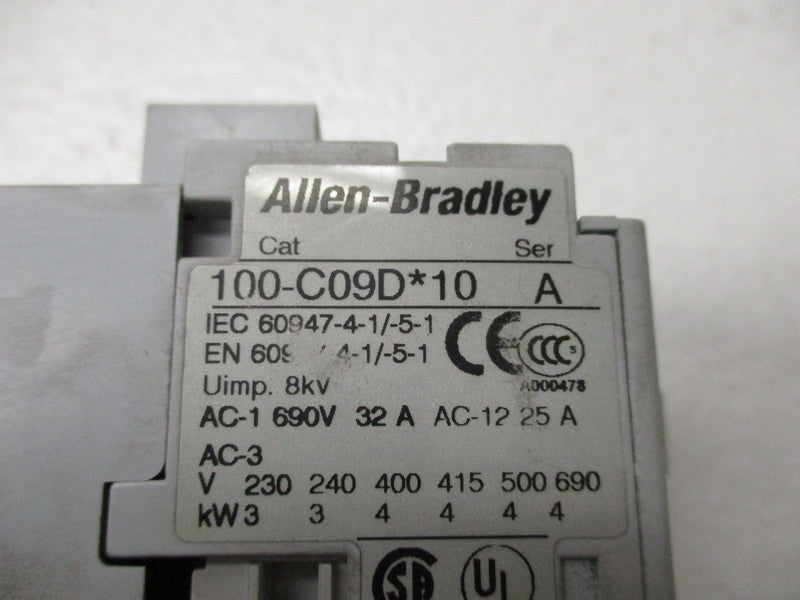 ALLEN BRADLEY 100-C09D10 SER. A 24VDC UNMP
