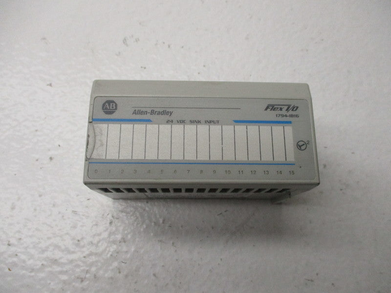 ALLEN BRADLEY FLEX I/O 1794-IB16 SER. A * USED*