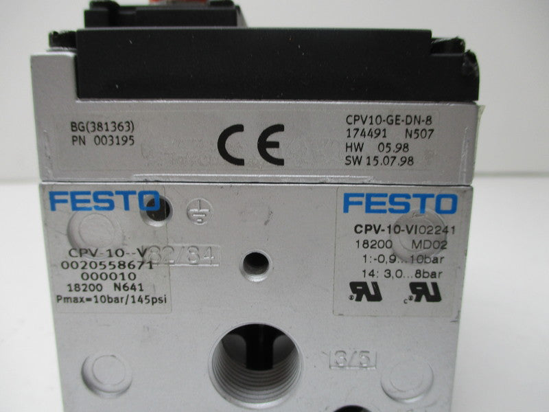 FESTO CPV10-GE-DN-8 CPV-10-VI02241 NSNP