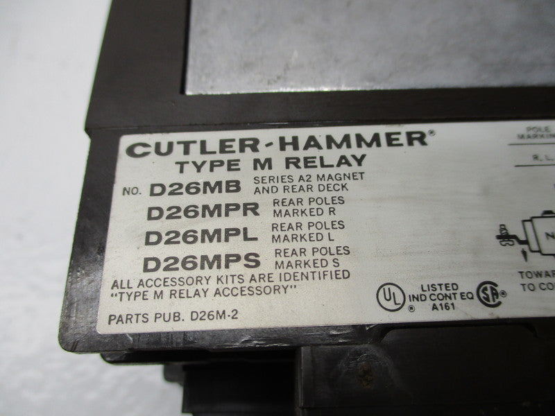 CUTLER HAMMER TYPE M 110/120V UNMP