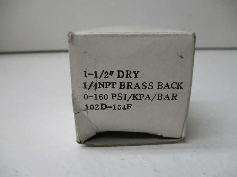 INDUSTRIAL MRO 102D-154F 0-160PSI NSMP