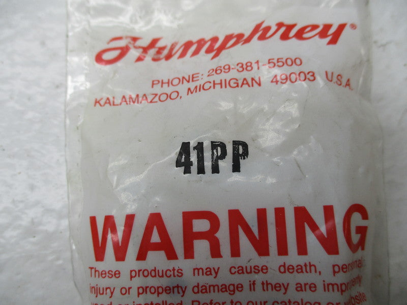 HUMPHREY 41PP * NEW IN FACTORY BAG *