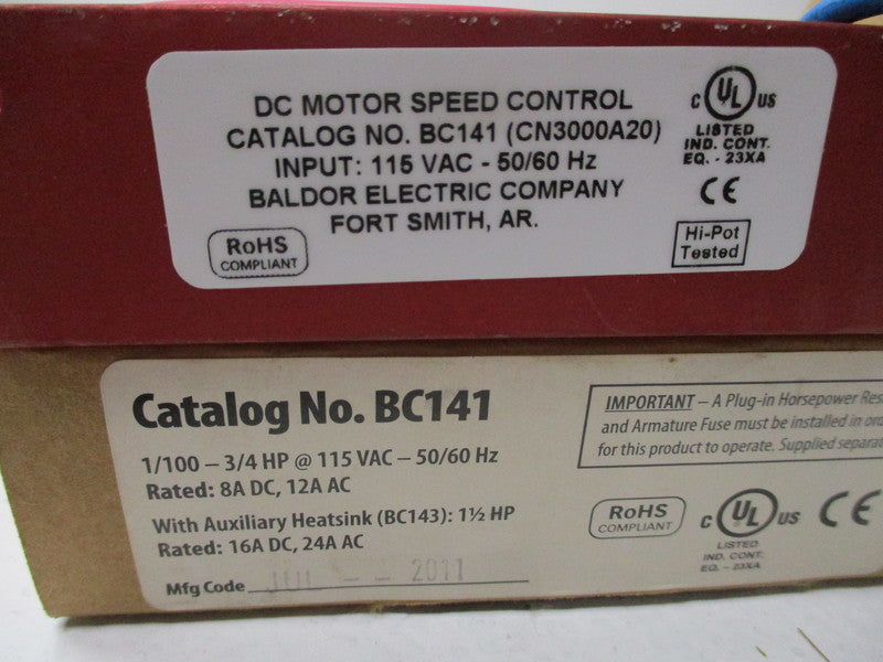 BALDOR BC141 NSMP