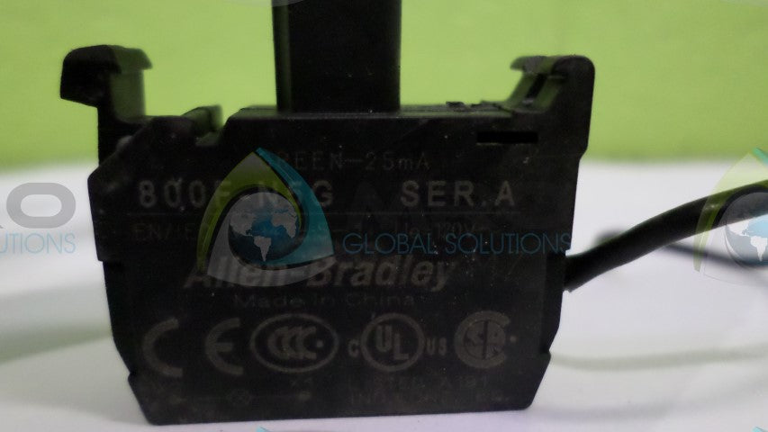 ALLEN BRADLEY 800F-N5G CONTACT BLOCK *USED*