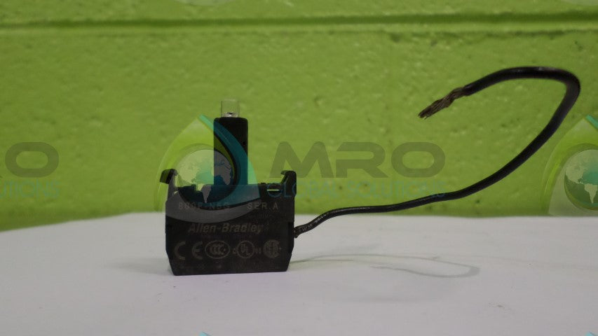ALLEN BRADLEY 800F-N5G CONTACT BLOCK *USED*