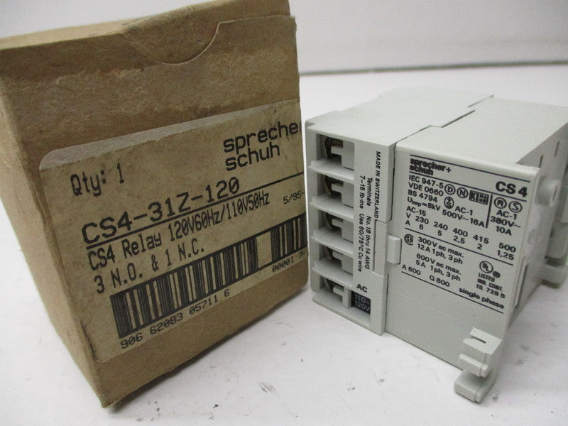SPRECHER+SCHUH CS4-31Z-120 110/120V NSMP