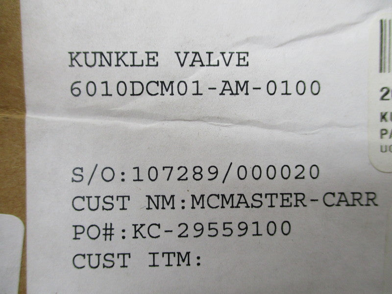KUNKLE 6010DCM01-AM NSMP