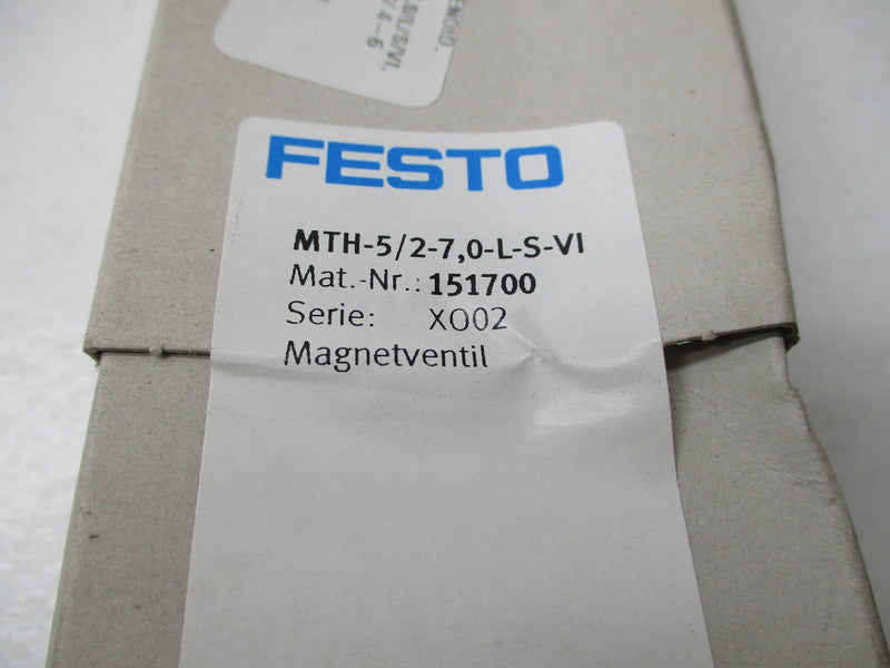 FESTO MTH-5/2-7,0-L-S-VI * FACTORY SEALED *