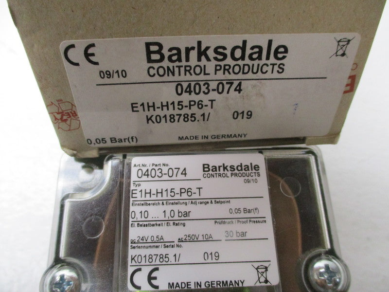 BARKSDALE E1H-H15-P6-T NSMP