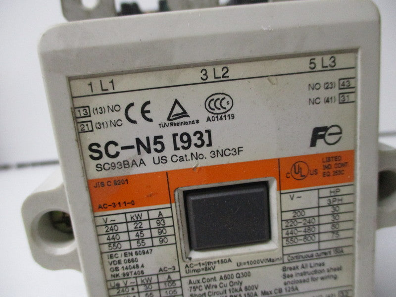 FUJI ELECTRIC SC-N5(93) 100/127V UNMP