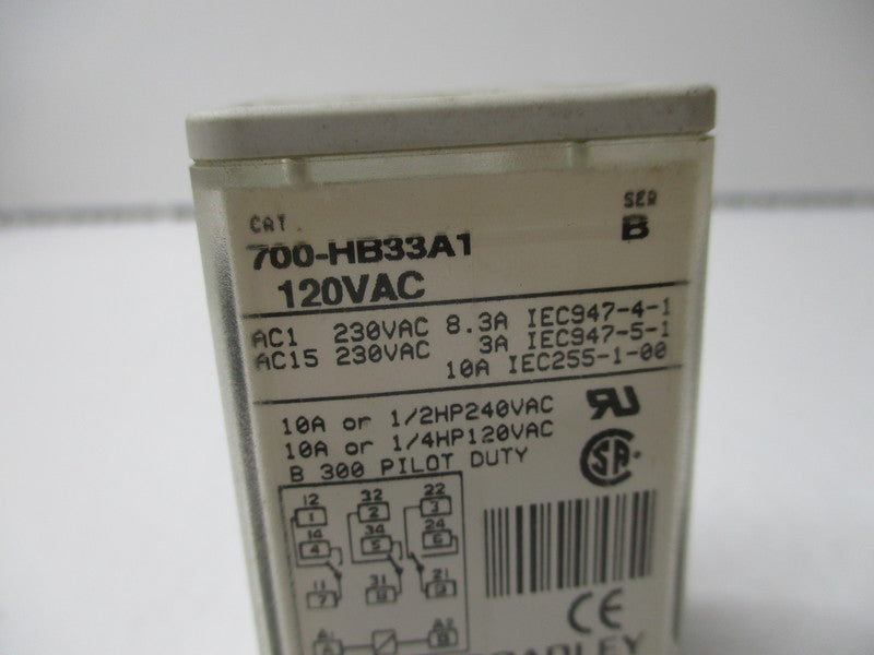 INDUSTRIAL SPARE PART 700-HB33A1 SER. B 120VAC 10A UNMP