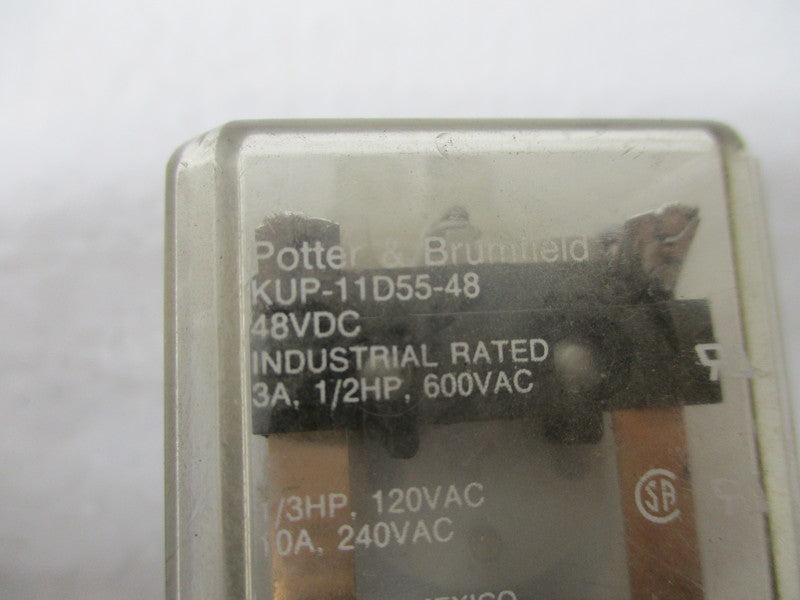 POTTER & BRUMFIELD KUP-11D55-48 48VDC UNMP