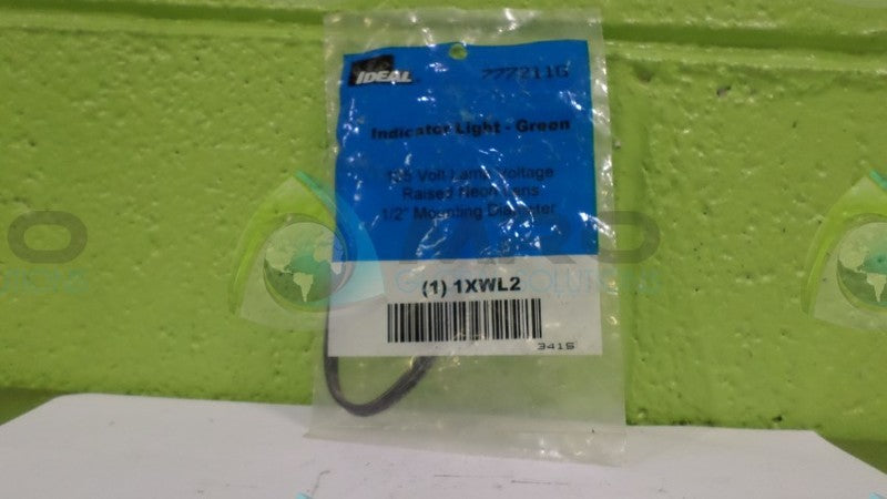 IDEAL 1XWL2 GREEN INDICATOR LIGHT * NEW IN ORIGINAL PACKAGE *