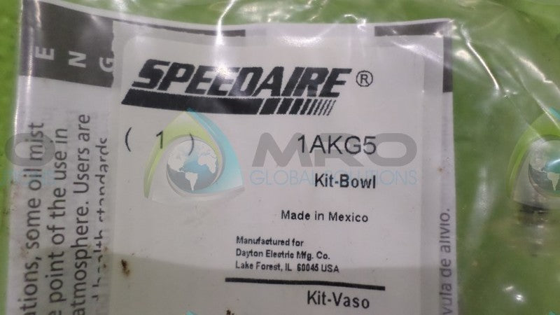 SPEEDAIRE 1AKG5 KIT-BOWL * NEW IN ORIGINAL PACKAGE *